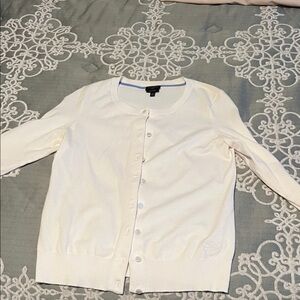 Talbots Classic Cream Cardigan